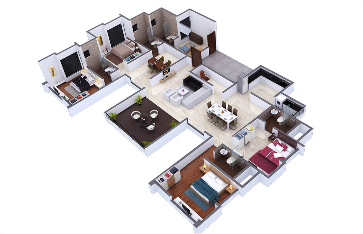 interior, Exterior, 360 Panorama, Walktrough, Floor plans & sections, 3d, architecture